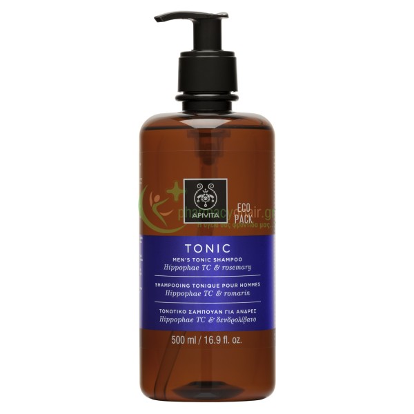 APIVITA - Men's Tonic Eco Pack Τονωτικό Σαμπουάν Κατά της Τριχόπτωσης για Άνδρες με Δενδρολίβανο & Ιπποφαές 500mL Αντιμετώπιση Τριχόπτωσης APIVITA - Men's Tonic Eco Pack Τονωτικό Σαμπουάν Κατά της Τριχόπτωσης για Άνδρες με Δενδρολίβανο & Ιπποφαές 500mL Αντιμετώπιση Τριχόπτωσης